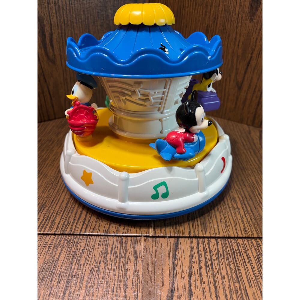 Vintage Disney Musical Merry Go Round Projector Light Carousel
